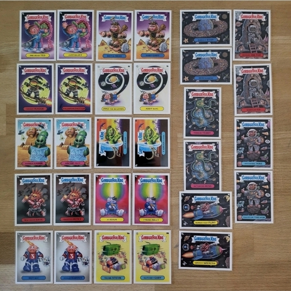Gpk Intergoolatic 2023 Subsets Time Warp & Space Farce FULL SET
